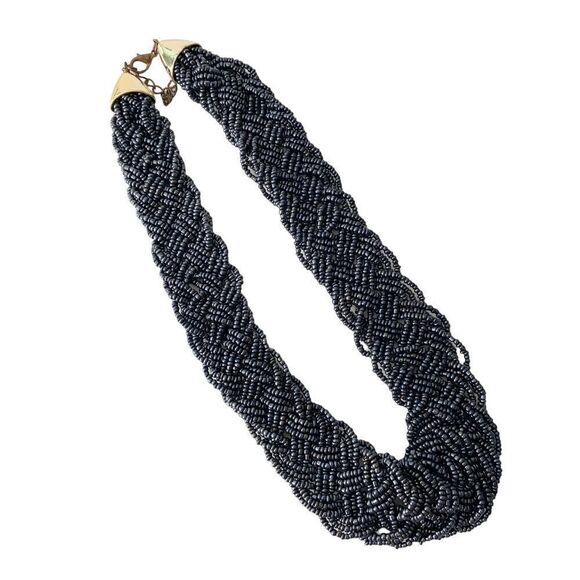 Boho Chunky Micro Round Beads Necklace - Picture 7 of 7